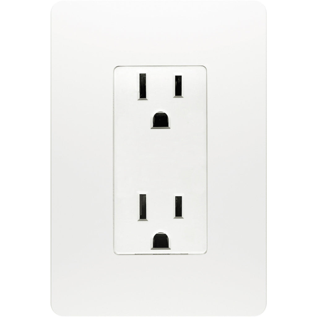 Contacto Duplex 2p+t con placa Blanco UNNO