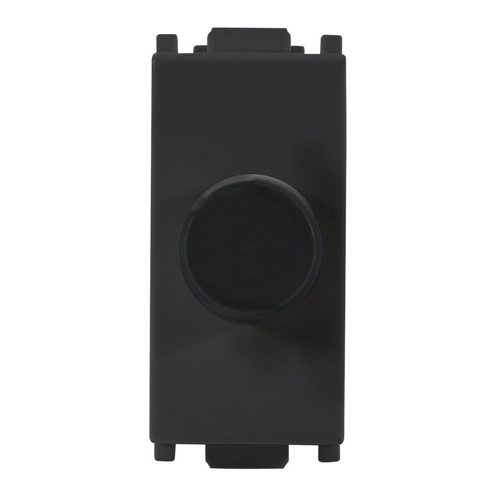 Dimmer Rotativ 300w un modulo Negro