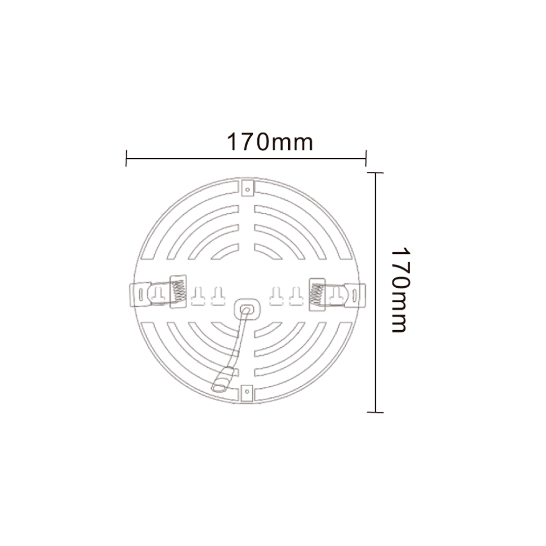 Downlight LED Slim 22w