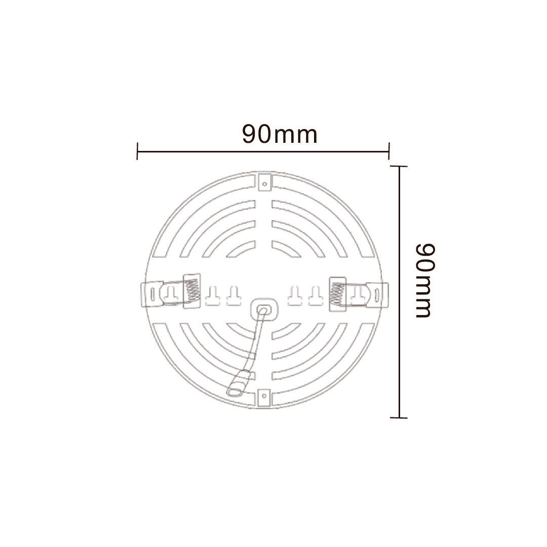 Downlight LED Slim 9w