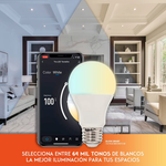 Paquete de 3 Focos LED Inteligentes, Wifi, Atenuables