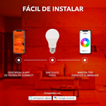 Paquete de 3 Focos LED Inteligentes, Wifi, Atenuables