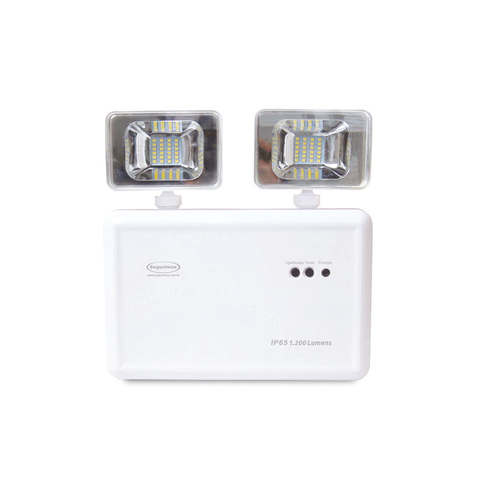 Lámpara de emergencia 2 Faros 1200 Lm IP65