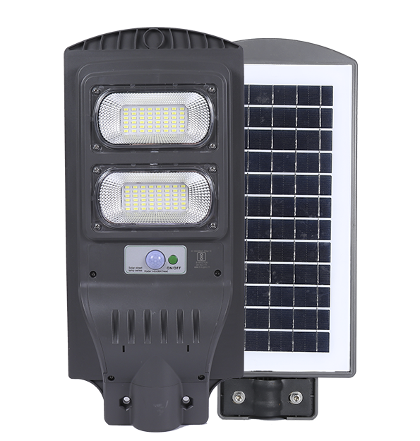 Luminaria Suburbana 60w Con Panel Solar (Plástico)