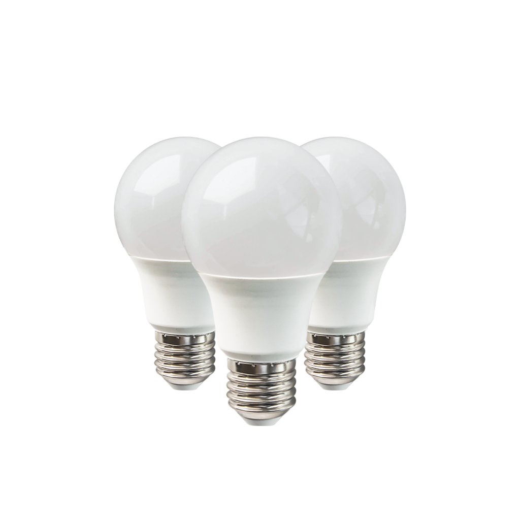 Paquete de 3 Focos LED A19 10w Linea Basic